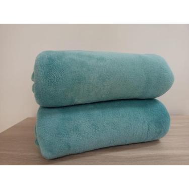 Imagem de Cobertor manta fleece 1,10m x 90cm várias  cores - SAFIRA ENXOVAIS, Az