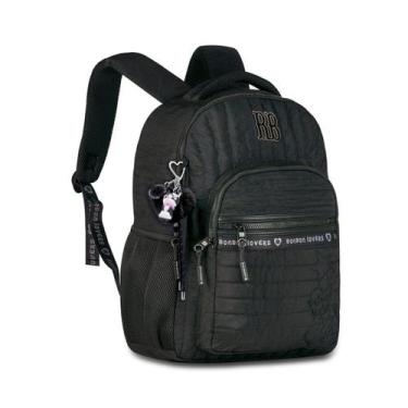 Imagem de Mochila Rebecca Bonbon de Costas Meninas Escolar Viagem Kids, Preto