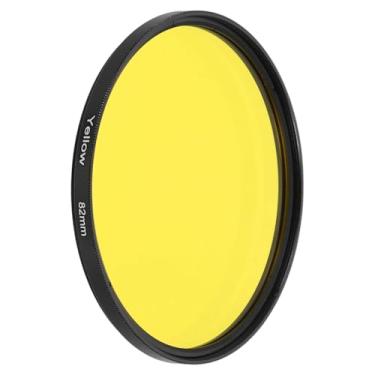 Imagem de PATIKIL Filtro de lente de 82 mm, filtros coloridos, resina óptica de arranhões, acessórios de correção de cor para lente de fotografia de câmera, amarelo