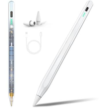 Imagem de VivaEase Caneta Stylus para iPad 11/10/9/8/7/6ª geração (2018-2025) Apple Pencil Magenetic com sensibilidade de inclinação e rejeição da palma da mão para iPad Air 3/4/5/M2/M3, Mini 5/6/7, Pro 11/12.9
