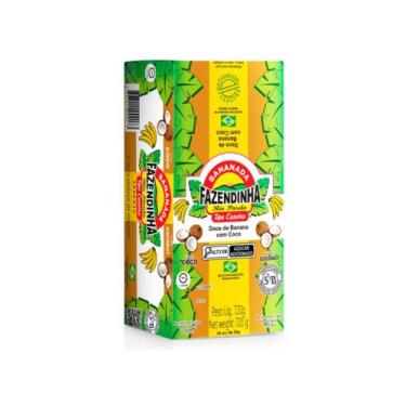 Imagem de Doce de Banana Com Coco Tipo Caseiro Fazendinha, Coco