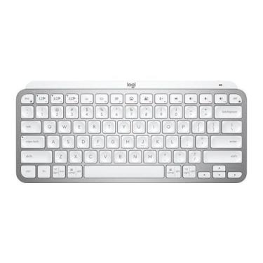 Imagem de Teclado bluetooth logitech mx keys mini cinza 920-010506, Cinza