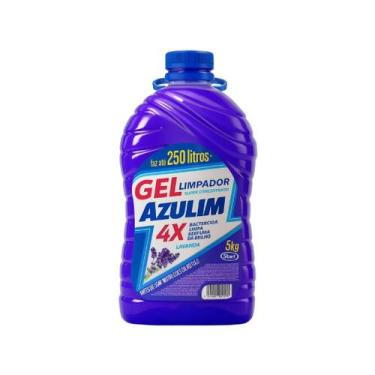 Imagem de Limpador Concentrado Gel Azulim 5kg Lavanda Desinfetante