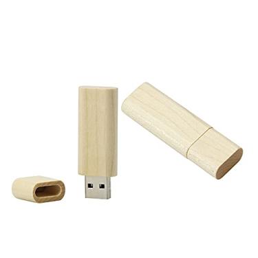 Imagem de Flash Drive USB de madeira de 16 GB, unidades USB cartão de memória, pen drive USB 2.0, pen drive, armazenamento de data, pendrive, armazenamento externo (mapa)