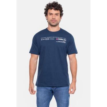 Imagem de Camiseta Fatal Estampada Sulf Marinho Navy Hipnose