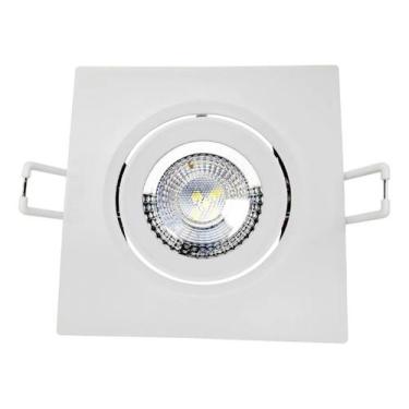 Imagem de Luminárias Spot De Led Quadrado Embutir 7w 3000k Avant, 127/220V