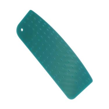 Imagem de Colaxi Régua de bainha quente, ferramenta de passar tecido, modelo de bainha, régua antiderrapante, bainha portátil para bordas retas e curvas, costureira, Verde