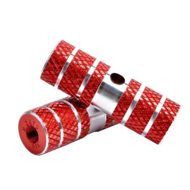 Imagem de 2 Pcs Pedais de Bicicleta Eixo Pé Descanso Pegs Antiderrapante Pedais 