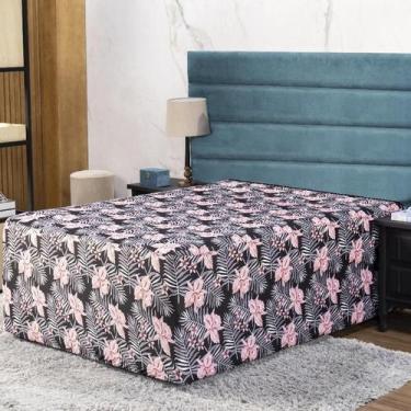 Imagem de Lençol Luva Queen Cama Conjugada Colchão E Box Malha 1 Peça - Ametista