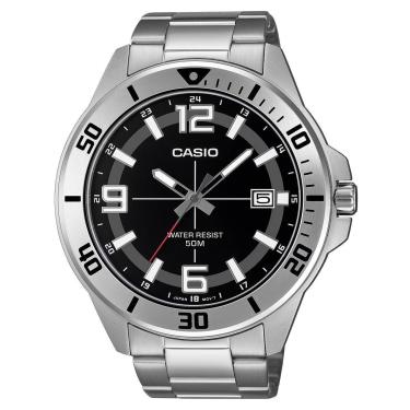 Imagem de Relógio analógico Casio Aço MTC-100D-1BVDF- SC |-Masculino