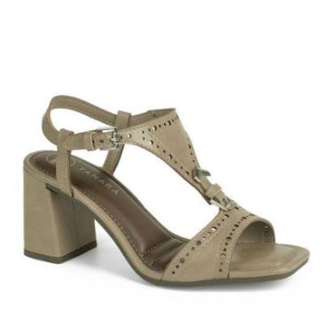 Imagem de Sandália Tanara de Salto Bloco Feminina T9252-Feminino