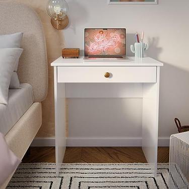 Imagem de Mesa para Computador ou Notebook com Gaveta Prisma - Branco
