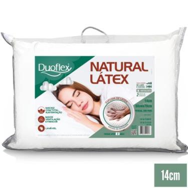 Imagem de Travesseiro Natural Látex 14cm Duoflex - Nl1104