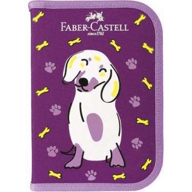 Imagem de Kit Escolar PETS Cachorro Estojo Completo - Pacote com 04 ITENS - FABE