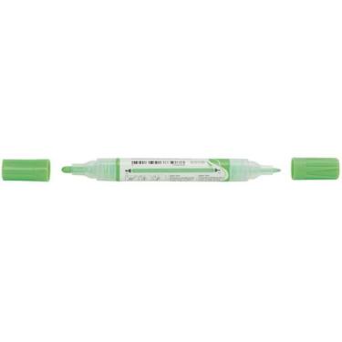 Imagem de Pincel Marcador Artesanato Multimark Verde Neon com 6 Unidades - FABER