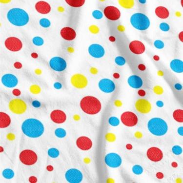 Imagem de TNT Estampado 1,40M 40G Poá Colorido - Rolo de 25 Metros - Supper