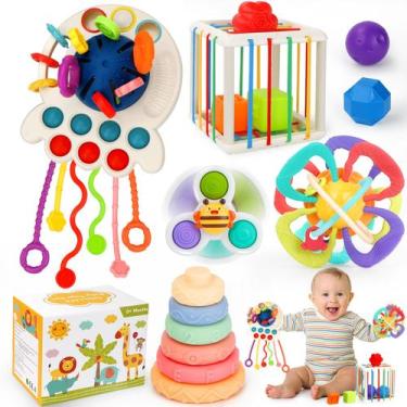 Imagem de Brinquedos Educativos Chillife 5 em 1 Montessori (0-18 Meses) - Com Fu