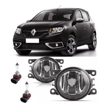 Imagem de Par Farol De Milha Universal Renault Sandero 2015 2016 2017 2018 2019 