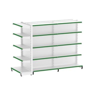 Imagem de Gôndola Central Prateleira 1 Inicial e 1 Continuação e 1 Ponta