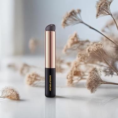 Imagem de Pincel labial de silicone, aplicador de brilho labial, cabeça redonda, pincel de maquiagem altamente flexível, aplicador de corretivo