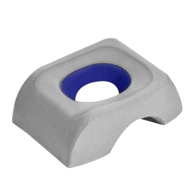 Imagem de Almofada de massagem para o rosto, almofada de massagem quadrada de espuma, almofada de rosto confortável, ergonômica para respirar, travesseiro de rosto fácil para cama