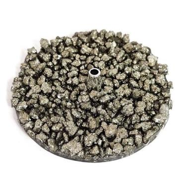 Imagem de Incensário de Pedra Pirita Bruta - Riqueza e Sucesso - Caminho das Ped