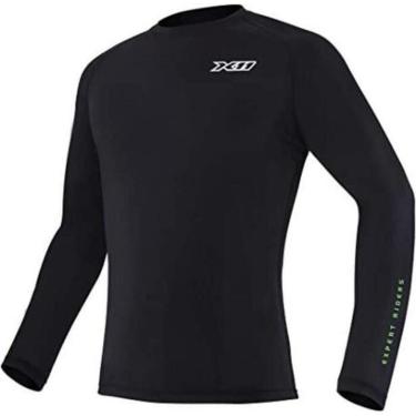 Imagem de Blusa climate segunda pele preta X11 com proteção térmica para unissex-Unissex