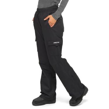 Imagem de Calça feminina de neve Cargo com forro de lã Lumi da Arctix, Preto, X-Large (16-18) Regular
