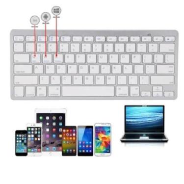 Imagem de Teclado Bluetooth para Pc Tablet e Smartphone sem fio - BCS