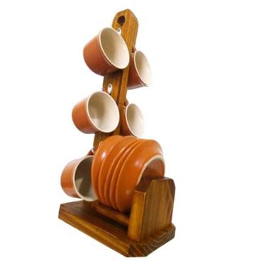 Imagem de / Art & Lar / Cantinho do Café Suporte de Madeira Coffe Casa Cozinha -