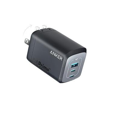 Imagem de Anker Carregador Prime USB C de 100 W, carregador de parede Anker GaN, carregador PPS compacto e rápido de 3 portas, para MacBook Pro/Air, Pixelbook, iPad Pro, iPhone 14/Pro, Galaxy S23/S22, Note20,