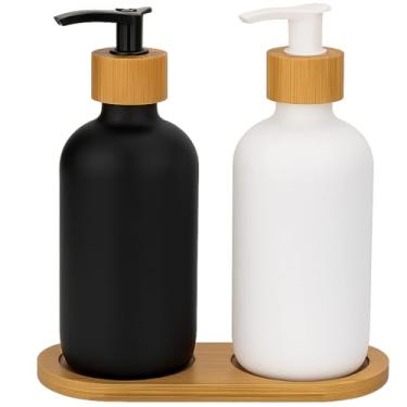 Imagem de Conjunto 2 Porta-Sabonetes Líquidos Class De Vidro 500ml - Wincy - VDB01041