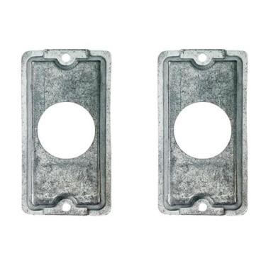 Imagem de 2 Placa Condulete 3/4 Alumínio Sieg Para Tomada Redonda