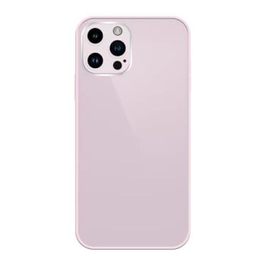 Imagem de Capinha Compativel com iPhone 12 Pro Max Verso Vidro Reflexivo Bordas de Silicone Luxuosa Premium Com Proteção de Camera