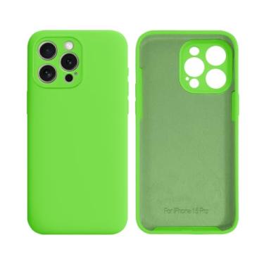 Imagem de Capinha Compativel com iPhone 15 Pro Com Proteção de Câmera em Silicone com Interior Aveludado