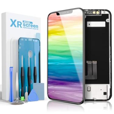 Imagem de GULEEK Tela de substituição premium para iPhone XR 5,8 polegadas LCD painel frontal com digitalizador 3D Touch – Conjunto completo inclui ferramentas de reparo e protetor de tela