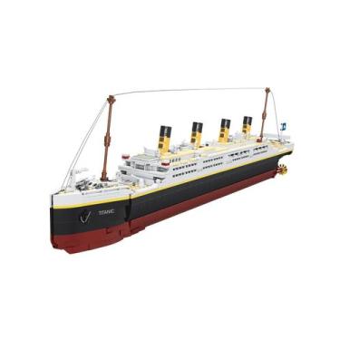 Imagem de Conjunto de blocos de construção DovOb Titanic 2022 Pieces com instruç