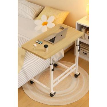 Imagem de Mesa Multiuso Portátil Rodinhas Ajustável Cama Escritório - Yeet
