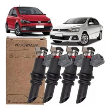 Imagem de Kit 4 Bicos Injetores Gol G4 G5 2005 2006 2007 2008 1.0 1.6 - vw