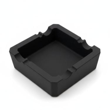 Imagem de Cinzeiro de charuto de silicone de calibre grande com suporte, uso externo/interno para decoração de casa, jardim e pátio, design minimalista