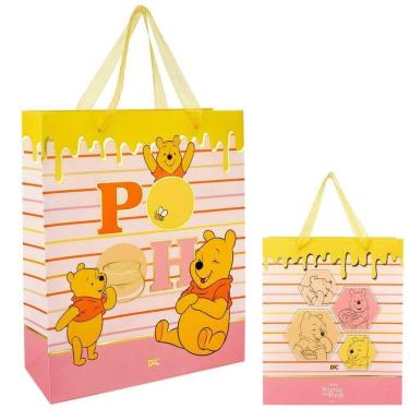 Imagem de Sacola Para Presente Pooh Disney - Tamanho G - 4861 - Dac