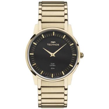 Imagem de Relógio Technos Masculino Slim Dourado - Gl22aa/1p