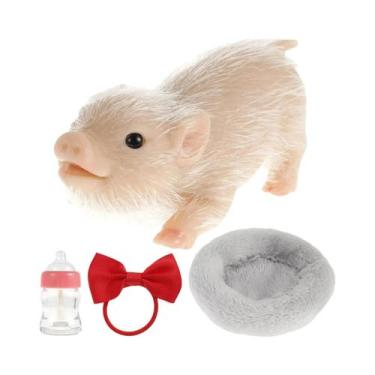 Imagem de Boneco De Silicone Macio De 5 Polegadas, Porquinho Realista, Brinquedo
