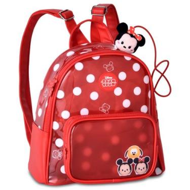 Imagem de Mochila Escolar Creche Infantil Passeio Pequena Disney Tsum Tsum Trans