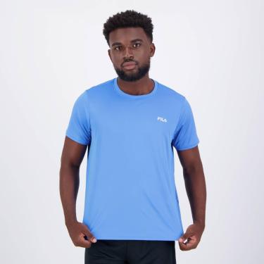 Imagem de Camiseta Fila Basic Sports Polygin Azul-Masculino