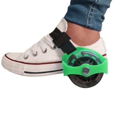 Imagem de Patins Adaptador Para Tênis Com Led Rodinhas Bh Store (Verde)
