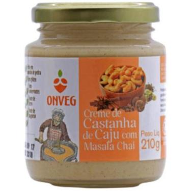 Imagem de Creme De Castanha De Caju Com Masala Onveg 210G