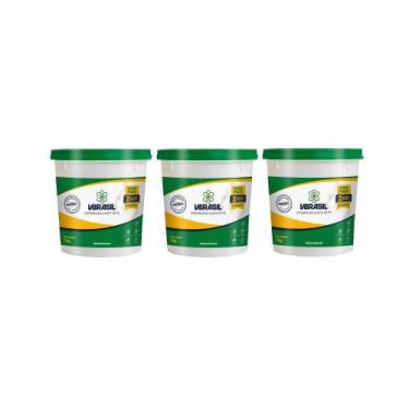 Imagem de KIT 3 Vbrasil Impermeabilizante 1kg Para Concreto E Cimento