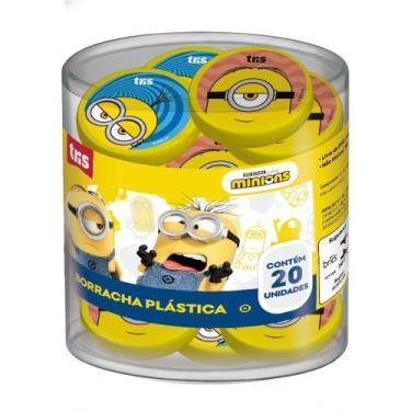 Imagem de Borracha Decorada Minions 2 Cores - Pote com 20 Unidades - Summit