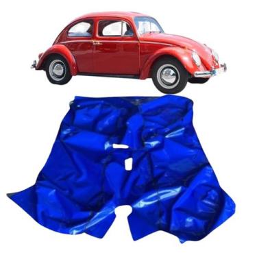 Imagem de Tapete Carpete Vinil azul Capa Assoalho Para Fusca - MANOS TAPETES